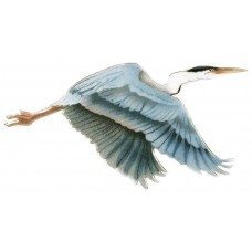Flying Heron Metal Wall Art Decor Sculpture by Bovano of Cheshire #W303   311657433974